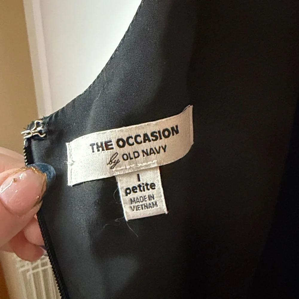 Old Navy Black Sleeveless Dress (LP) - Picture 3 of 3
